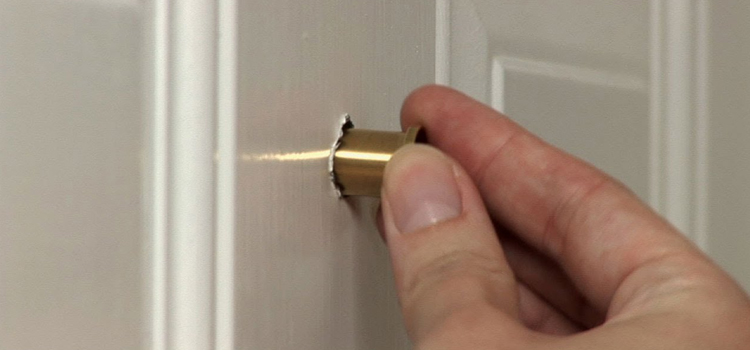 peephole door repair in Grand Terrace