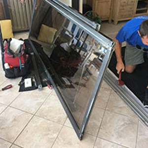 sliding glass door frame repair Grand Terrace
